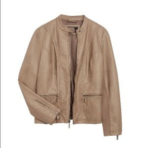 MO-KA Ebele Faux Leather Jacket